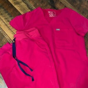 Figs Scrub Set Rose Color